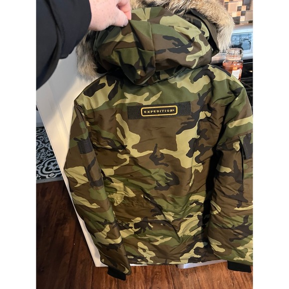 New Canada Goose Expedition Parka Print Womens size XL - Picture 4 of 11